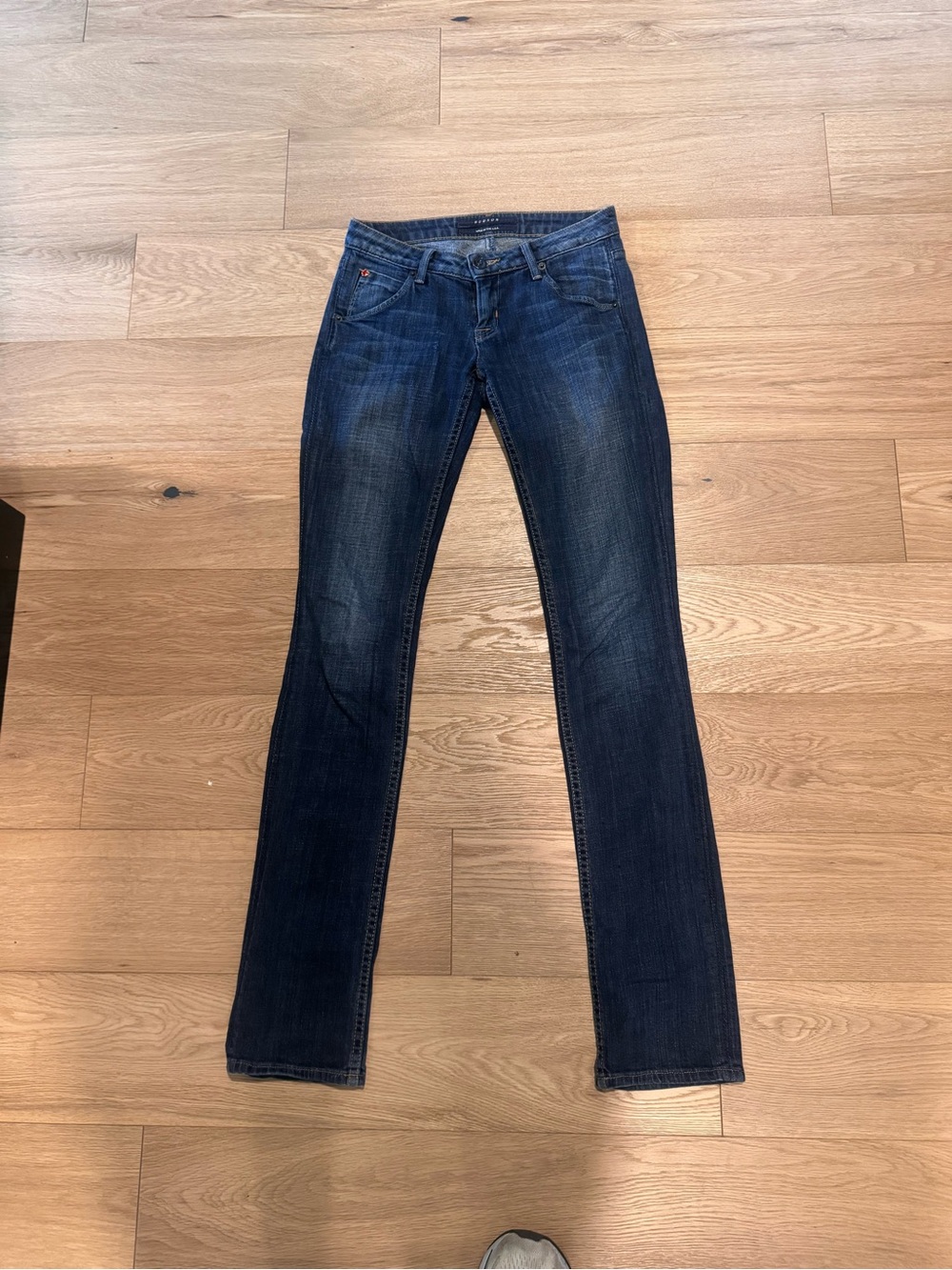 Hudson Jeans Faded Indigo Slim Straight Jeans